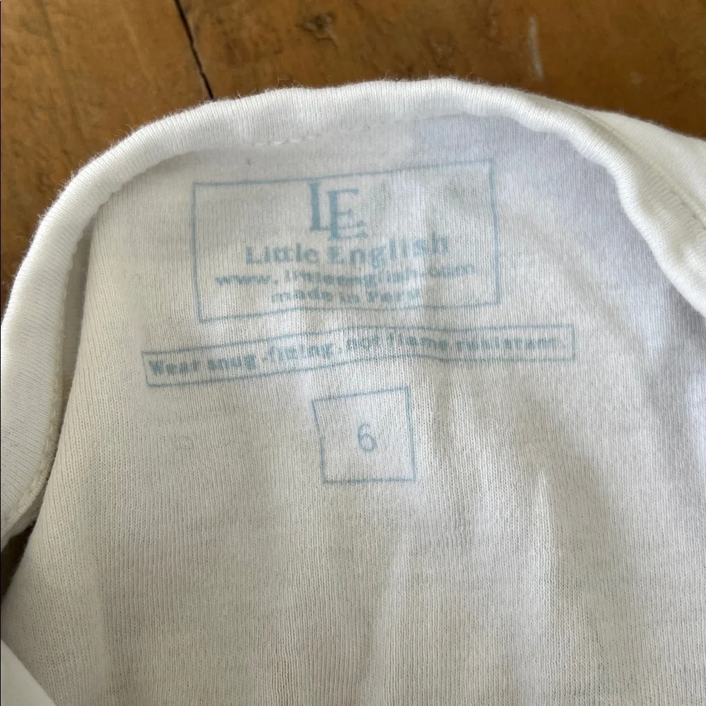 Little English Easter spring animal pajama set kids 6 bunny ducks long sleeve